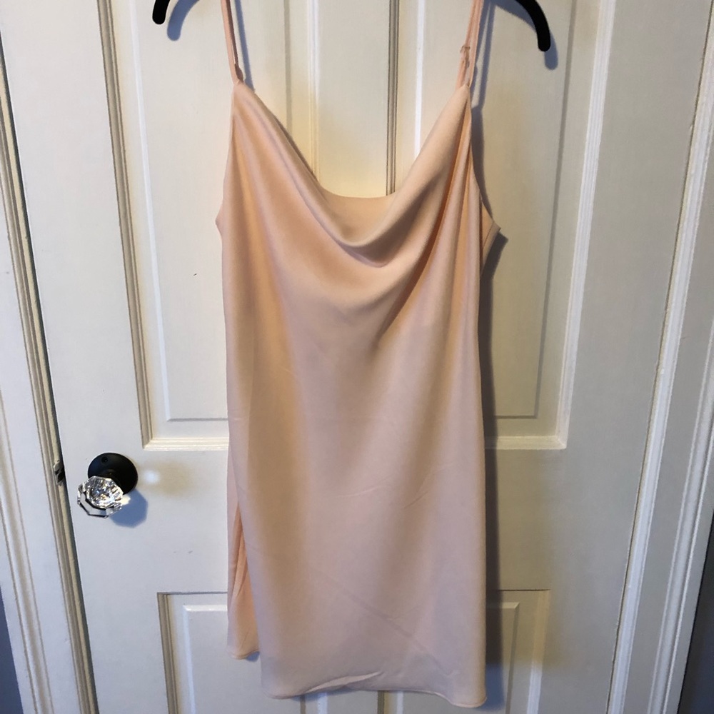 NWT Urban Outfitters Peach Silky Evening Dress